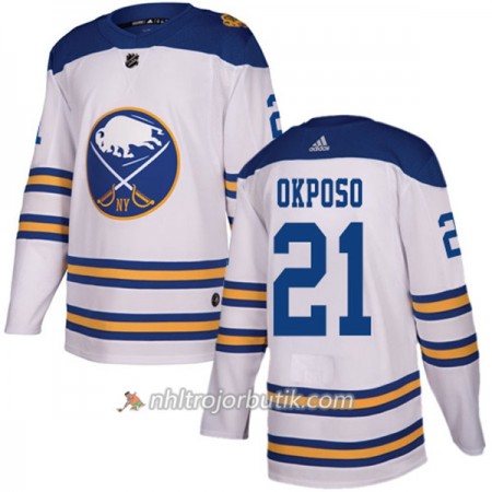 Män Ishockey Buffalo Sabres Tröja Kyle Okposo 21 2018 Winter Classic Adidas Vit Authentic
